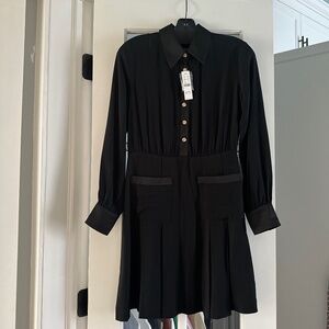 NWT JCrew Black Shirtdress - Size 4